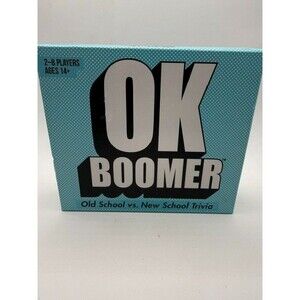 OK Boomer Old School vs New School Trivia Board Game Party Game 2-8 Players NEW